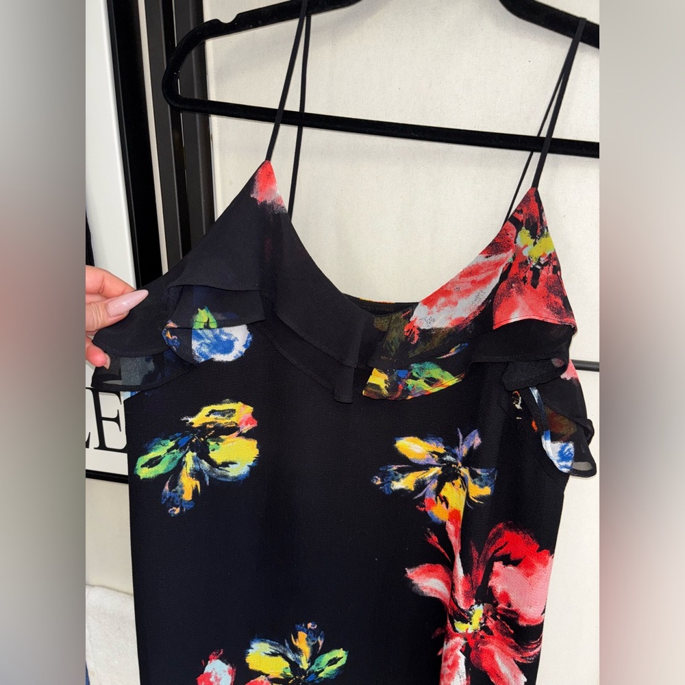 Floral Maxi Dress with Ruffle Detail